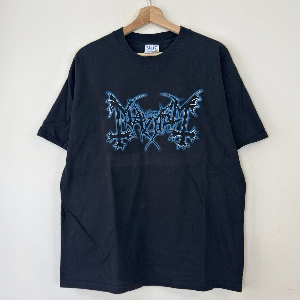 Vintage 2004 Mayhem Chimera Band Rock Tour Officially Licensed Black Tee Shirt L